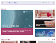 Tablet Screenshot of ficargravida.com
